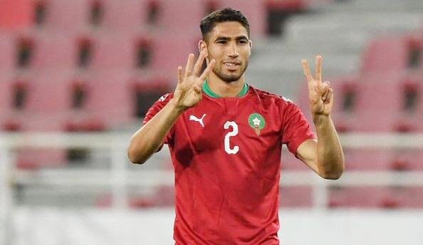 أشرف حكيمي يحتل المركز الـ13 في ترتيب الكرة الذهبية 2026