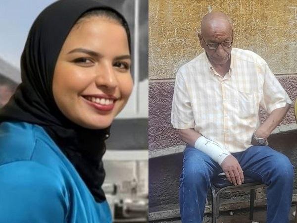 والد الشهيدة المصرية بمطار الرياض: كانوا مخبيين علي وفاتها.. وآخر مكالمة معها كانت بتطمئن على يدي