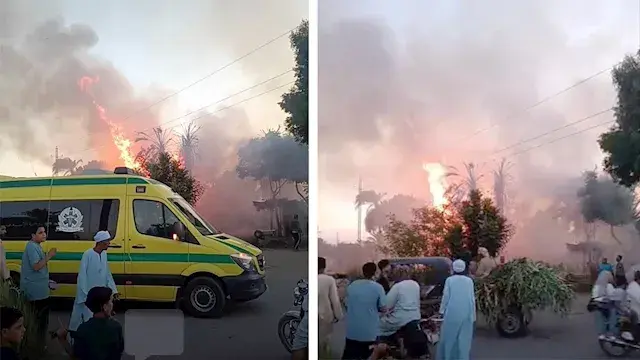 السيطرة على حريق التهم عددًا م...