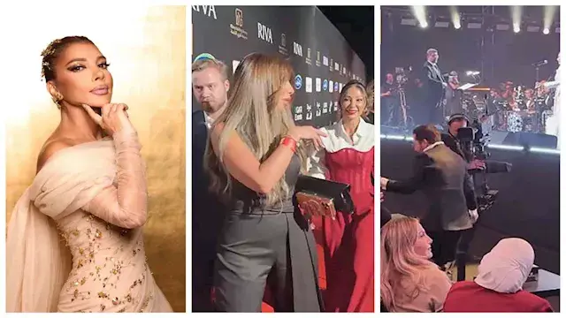 ابن أصالة نصري يرقص مع جدته على أغنية "بعدك عني" في حفل والدته- صور وفيديو
