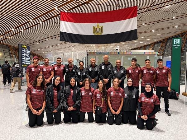بعثة منتخب مصر للتجديف الشاطئي تغادر إلى الصين للمشاركة في بطولة العالم