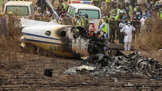 تحطم طائرة تابعة لسلاح الجو النيجيري وعلى متنها 32 شخصا