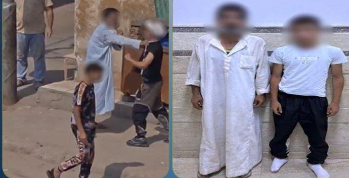 ضبط طرفي مشاجرة بين شخصين لخلا...