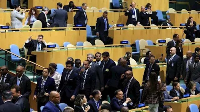 انسحاب وفود خلال كلمة رئيس الوزراء الإسرائيلي في الأمم المتحدة.. ونتنياهو يعلق- فيديو