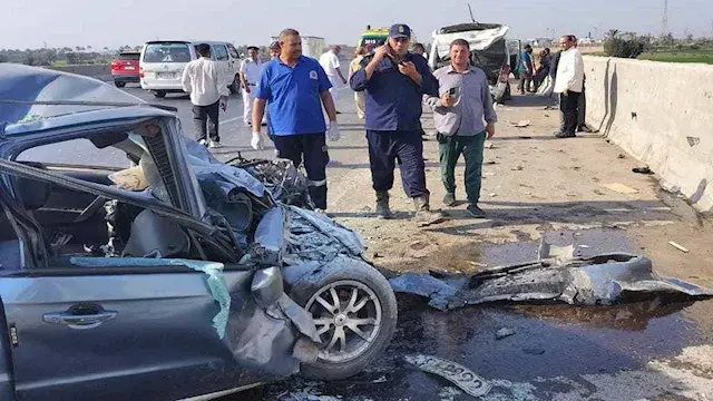 "العربيات تهشمت".. إصابة 9 موظ...