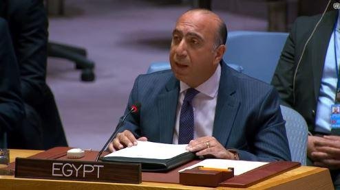مندوب مصر بمجلس الأمن: الخرطوم أعلنت مرارا استعدادها للتفاعل البناء مع مبادرات إنهاء الحرب