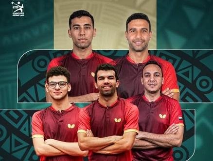 منتخب مصر يتوج بلقب بطولة إفريقيا لتنس الطاولة للرجال