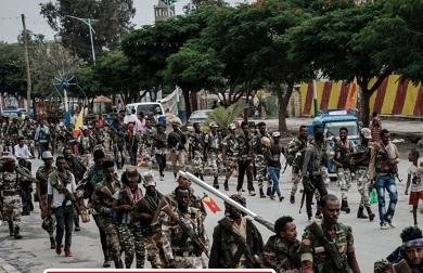 اشتباكات بين القوات الإثيوبية ومقاتلي جبهة تحرير تيجراي في إقليم عفر