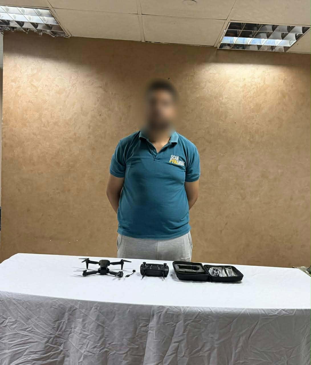 ضبط شخص يروج لبيع طائرة درون دون ترخيص عبر مواقع التواصل الاجتماعي في الفيوم