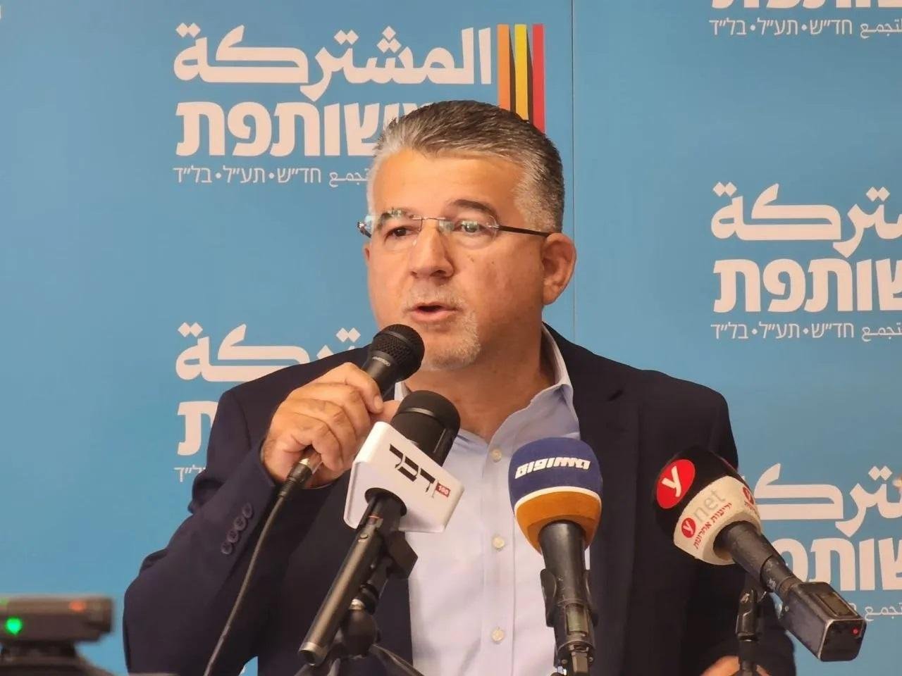 انتخابات الكنيست.. رئيس القائمة المشتركة: سنعيد نتنياهو وحكومته الملطخة بالدماء إلى منازلهم