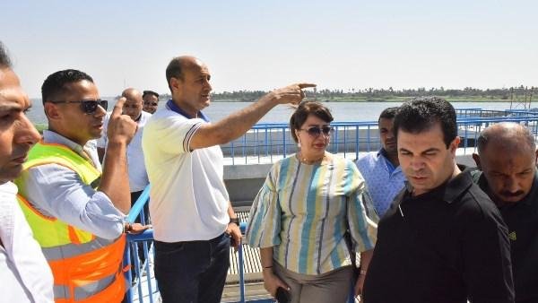 محافظ أسيوط يتفقد محطة مياه المعابدة المرشحة الجديدة بأبنوب