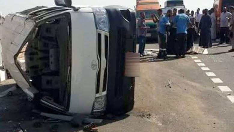 إصابة 6 أشخاص في حادث انقلاب م...