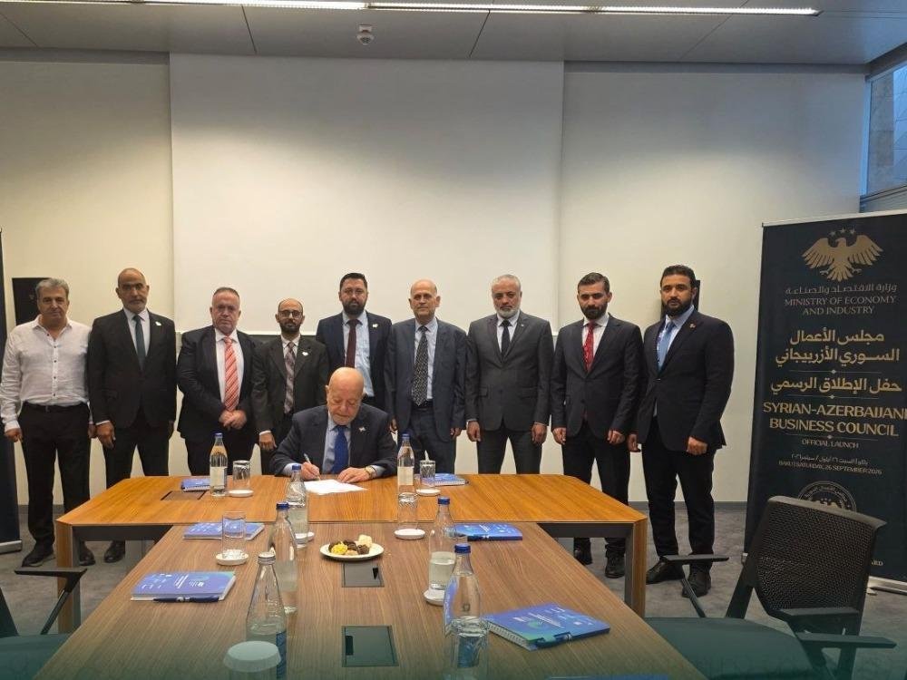 سوريا تشكل مجلس أعمال مشتركا مع أذربيجان لتعزيز التعاون الاقتصادي