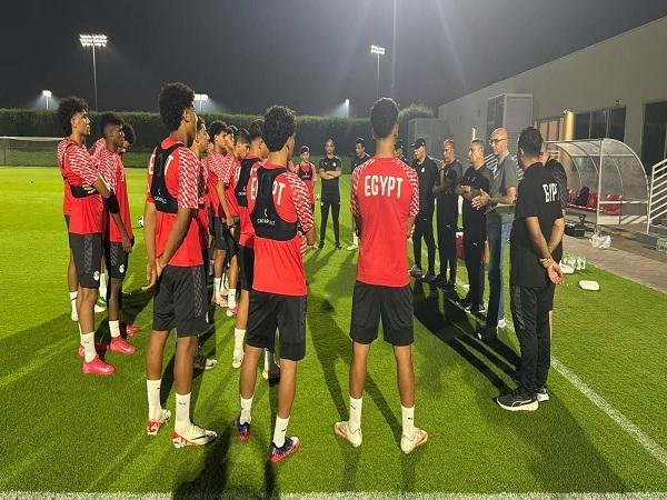 منتخب الناشئين يخوض مرانه الأول في الدوحة استعدادًا لكأس الخليج