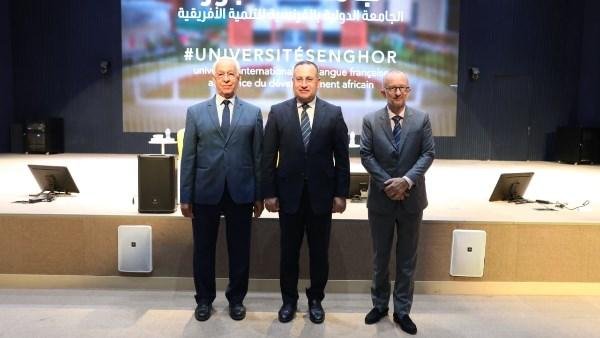 وزير التعليم العالي يتفقد مقر جامعة سنجور ببرج العرب بالإسكندرية