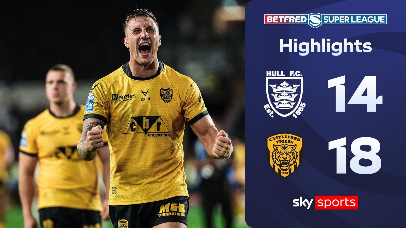 Hull FC 14-18 Castleford Tiger...