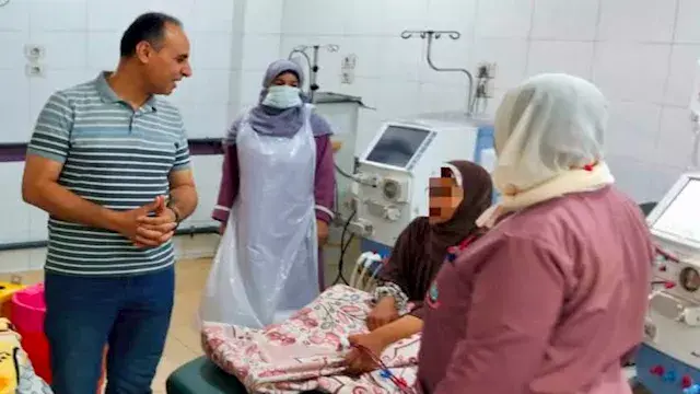 وكيل صحة بني سويف يتفقد وحدة ا...
