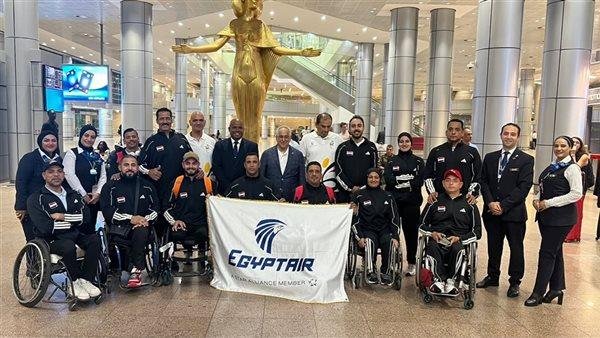 منتخب كرة اليد على الكراسي المتحركة يعود إلى القاهرة بعد المشاركة في بطولة العالم