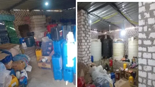 ضبط 8 أطنان زيوت مستعملة ومصنع يعبئ علامات تجارية مزيفة في الشرقية