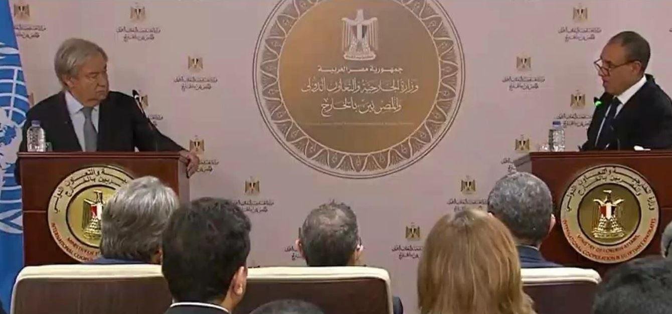 وزير الخارجية: مواقف جوتيريش حكيمة ولطالما انحازت لمبادئ القانون الدولي