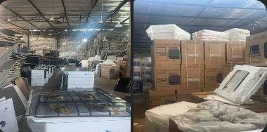 ضبط مخزن غير مرخص لتجميع البوت...