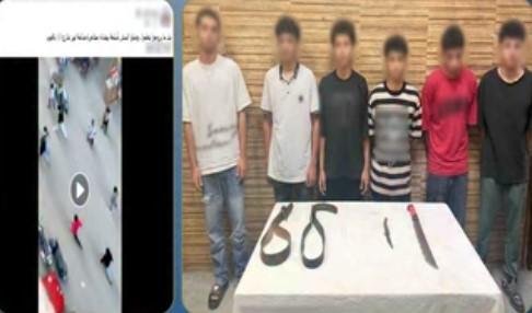 ضبط 6 طلاب متهمين بالتشاجر بالأسلحة البيضاء في الفيوم