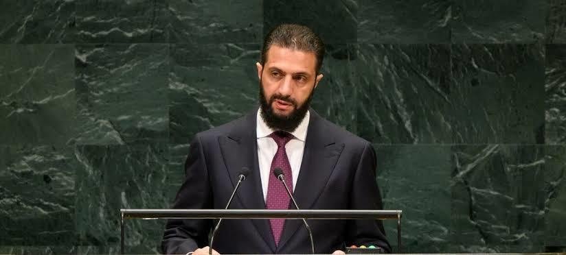 الشرع أمام الأمم المتحدة: إسرائيل نفذت نحو 500 غارة على أراضينا.. والجولان سيبقى أرضا سورية