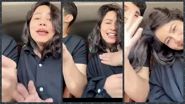 بالصور-  شيرين عبد الوهاب ترقص داخل السيارة على أنغام "بحرية"