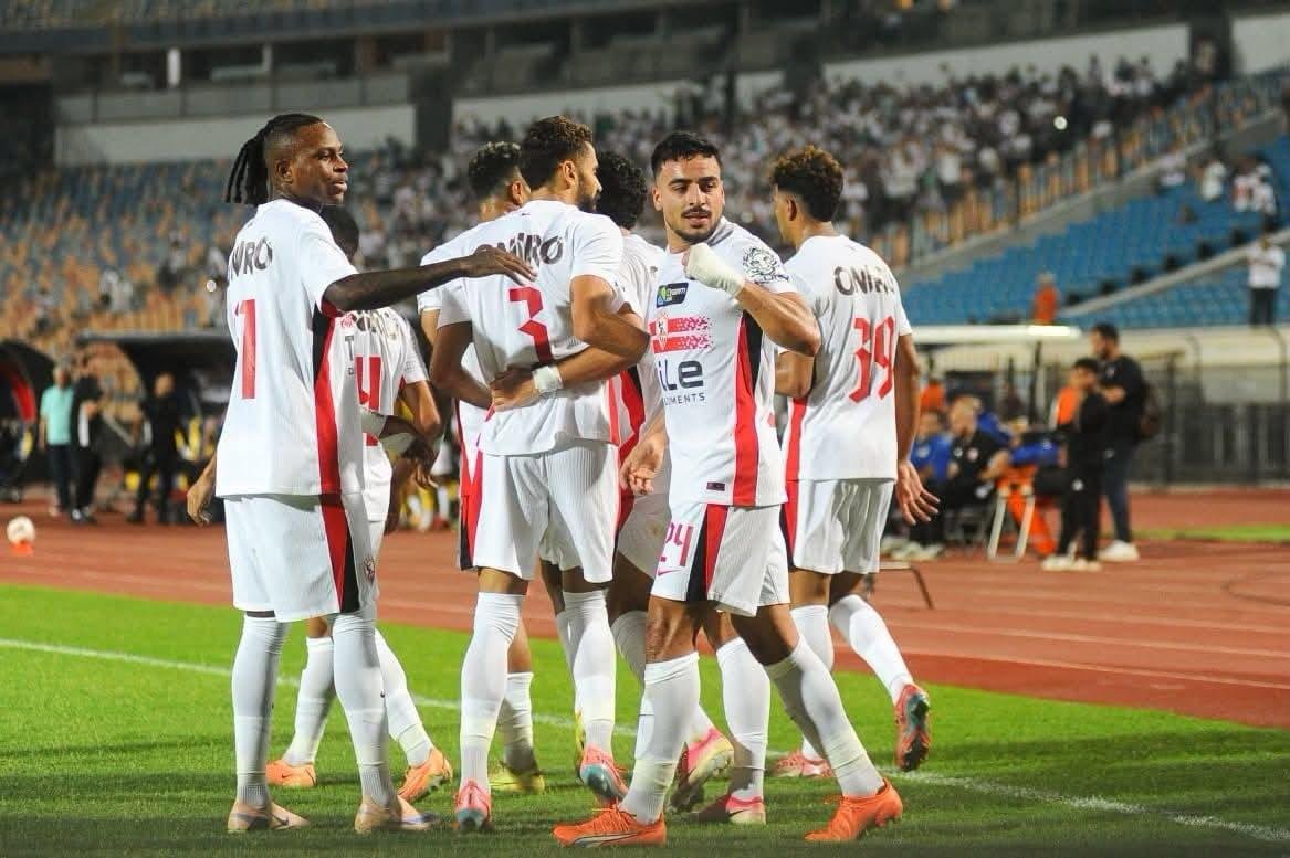 الزمالك ينهي الشوط الأول متقدمًا على بترول أسيوط بهدف أحمد شريف