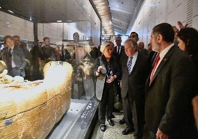 الأمين العام للأمم المتحدة يزور المتحف المصري الكبير ويشيد بكنوز الحضارة المصرية