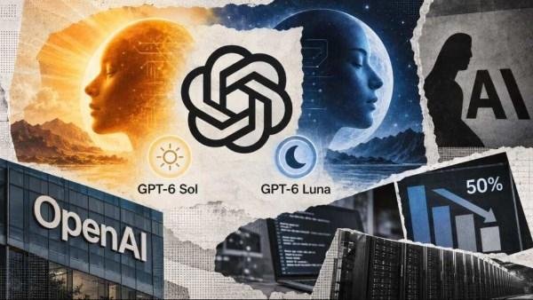 أداء أقوى بتكلفة أقل.. OpenAI تطلق GPT-6 Sol وLuna