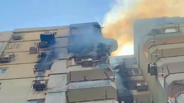 إصابة مسن في حريق بسبب أسطوانة...