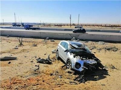 مصرع 3 أشخاص إثر انقلاب سيارة ملاكي بالطريق الزراعي في البحيرة