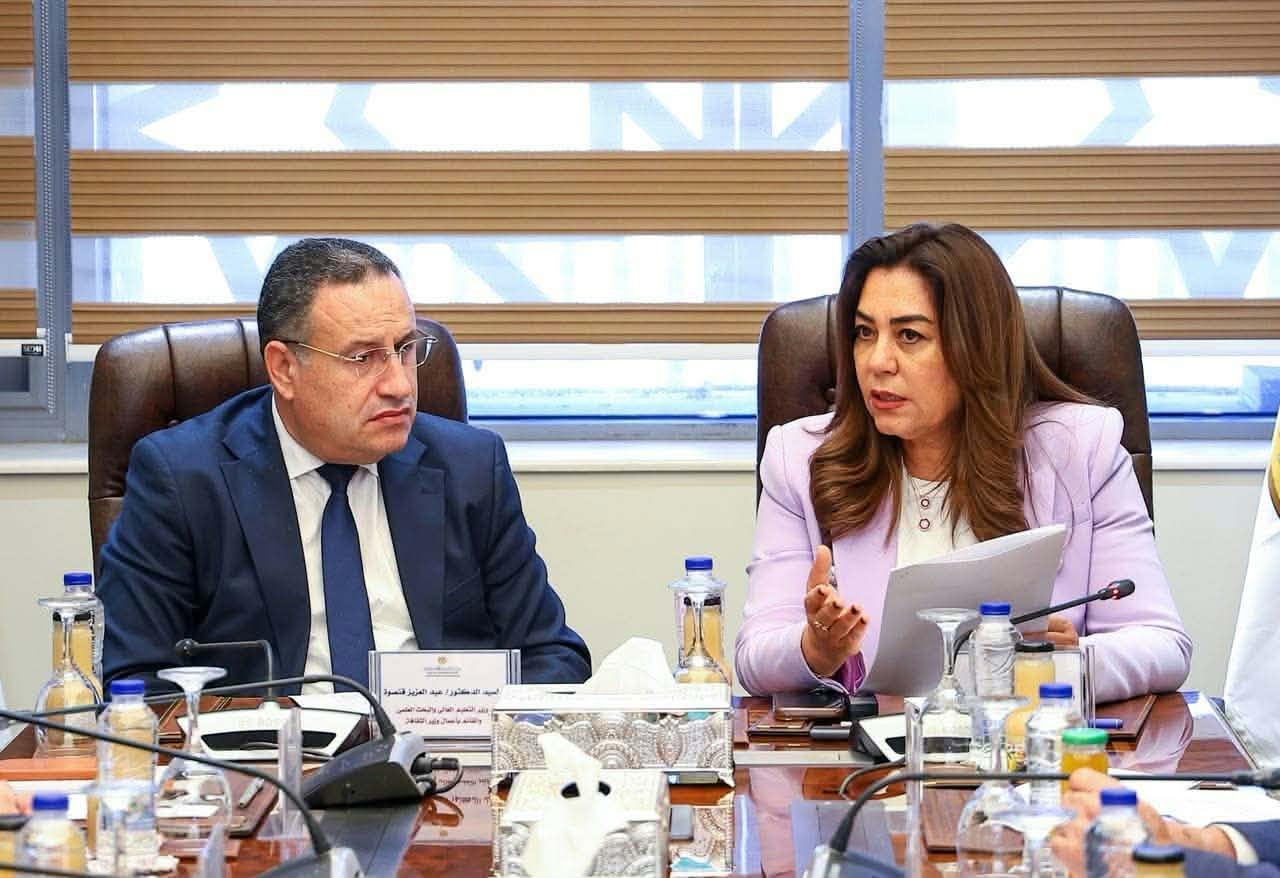 وزيرا التنمية المحلية والثقافة يتابعان تنفيذ تمثال مجدي يعقوب بالجيزة