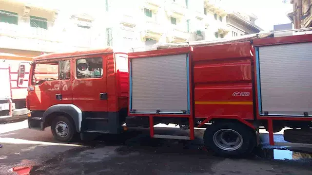 بالصور- حريق يلتهم شقة وسط الإ...