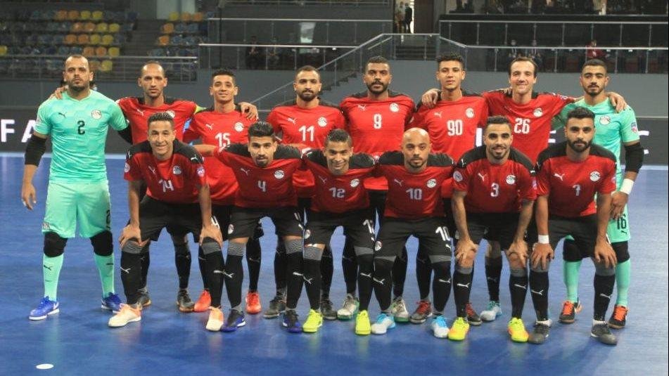 طاقم حكام مباراة منتخبي مصر وتنزانيا في كأس الأمم الأفريقية لكرة الصالات