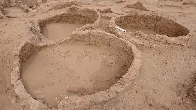 عاصفة كشفتها بعد آلاف السنين.....