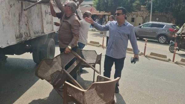 حملات مكبرة لإزالة الإشغالات والتعديات بشوارع الشرقية وإعادة الانضباط المروري