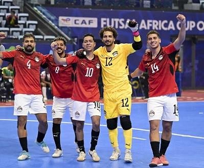 منتخب مصر لكرة الصالات يواجه المغرب في نصف نهائي أمم أفريقيا اليوم