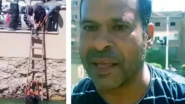 قفز خلفه.. شاب ينقذ طفل من ذوى...