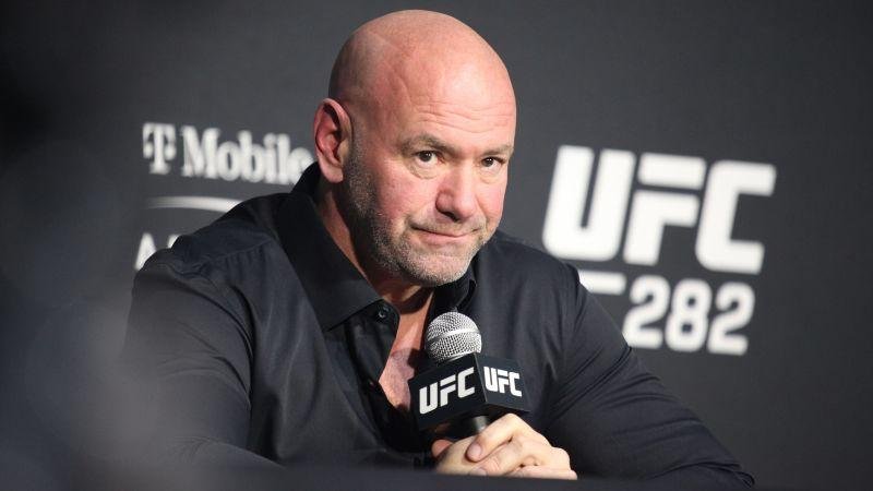 UFC president Dana White does...
