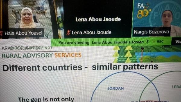 الزراعة: لجنة مبيدات الآفات تشارك في ويبنار إقليمي لـ "الفاو" لتعزيز الخدمات الاستشارية
