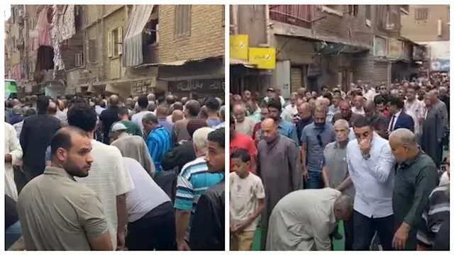 بالصور- المئات يشيعون جثمان ال...