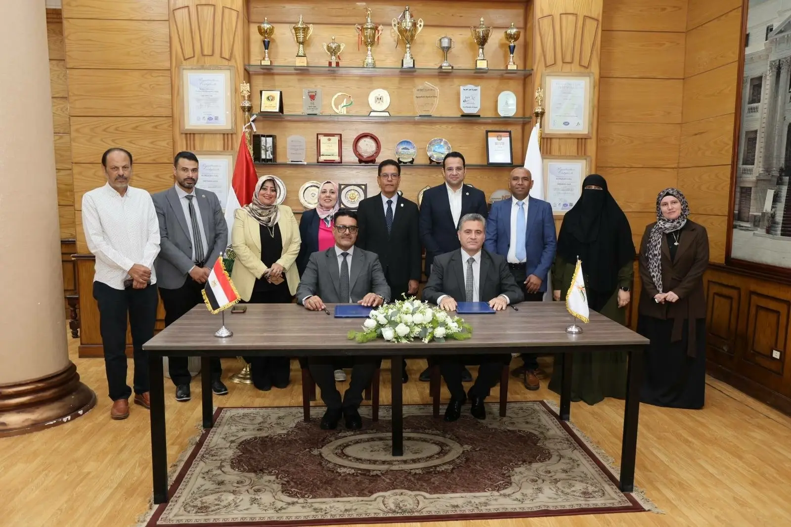 لتدريب الطلاب.. بروتوكول تعاون بين جامعة بنها وشركة مياة الشرب والصرف الصحى بالقليوبية