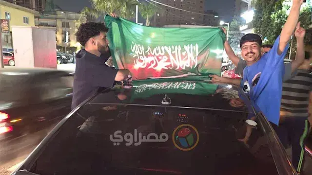 بعد التتويج بخليجي 27.. احتفالات الجماهير السعودية في شوارع المهندسين (صور)