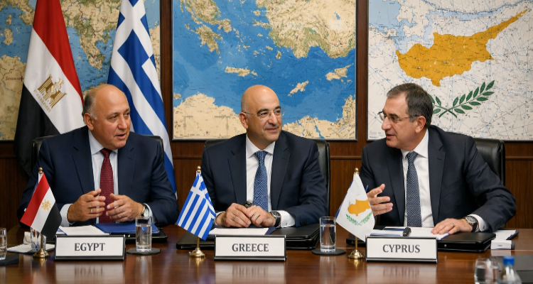 وزير الخارجية: الشراكة مع اليونان وقبرص ركيزة أساسية لمواجهة الهجرة غير الشرعية