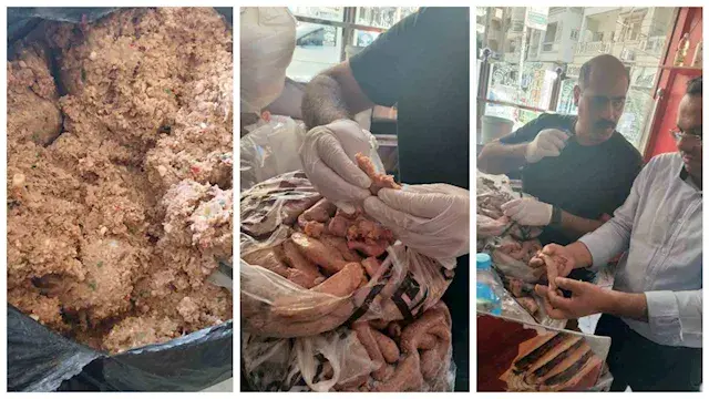 ضبط 70 كيلو لحوم مصنعة غير صال...