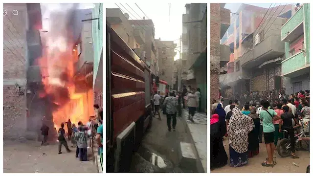 إصابة شخص بالاختناق في حريق شق...