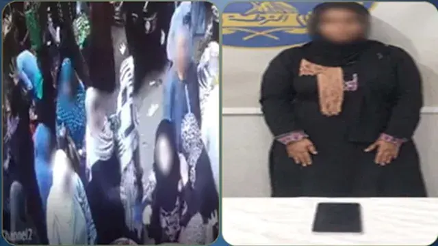 فيديو يوثق الجريمة.. ضبط سيدة سرقت هاتف ربة منزل في سوق بالبحيرة