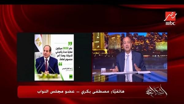 عمرو أديب: الرئيس السيسي أنقذني من الاغتيال.. والناس من حقها تتكلم عن الرئيس القادم
